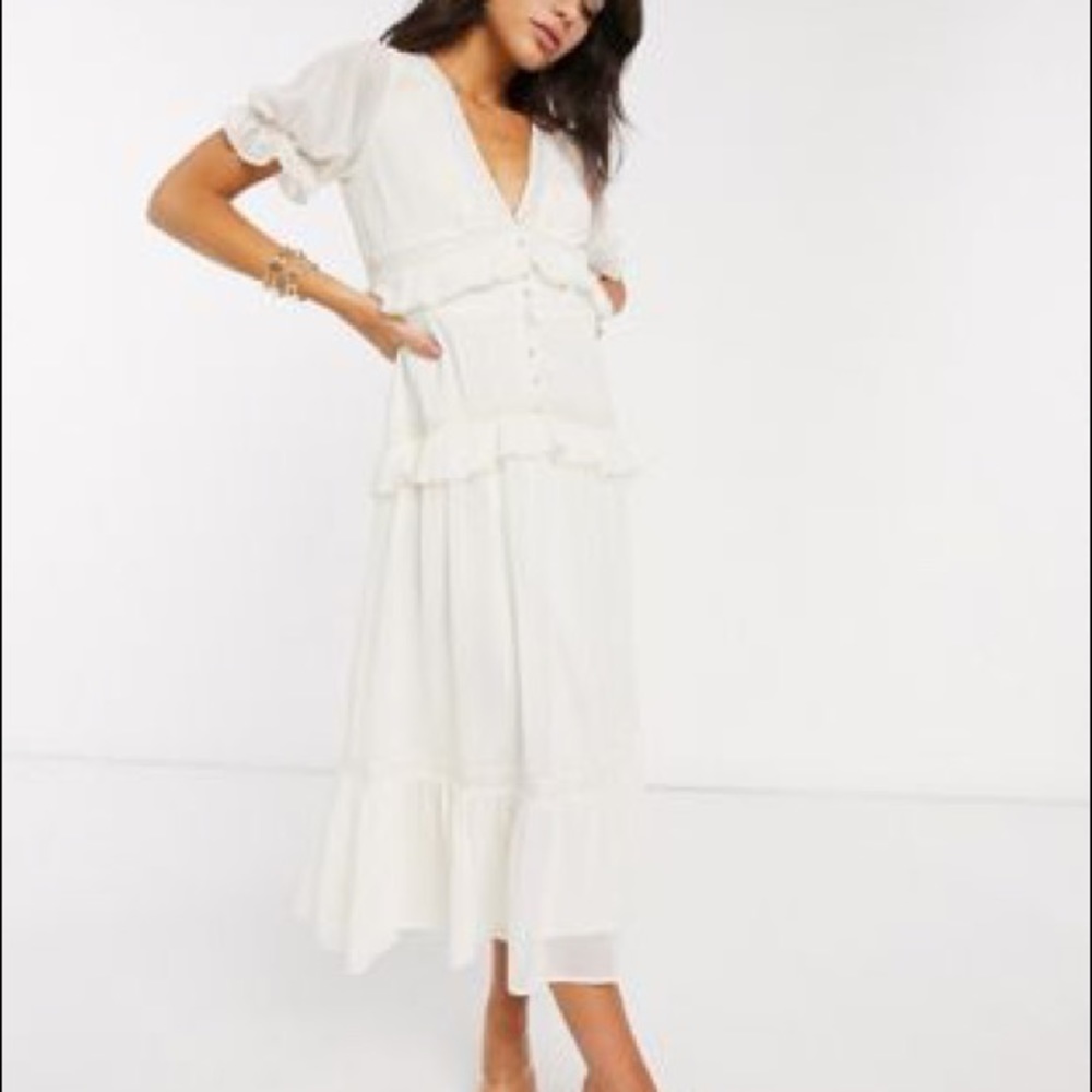 NWOT ASOS puff sleeve cottage core dress